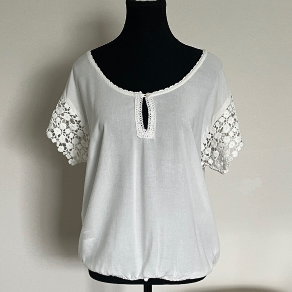 Vintage American Eagle Outfitters Top - Off White - Size M - Picture 2 of 15